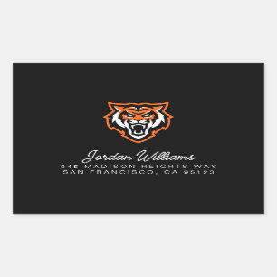 Idaho State University Bengals Spirit Design Rectangular Sticker