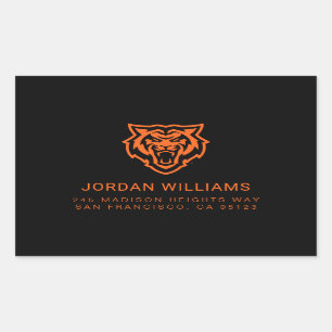 Idaho State University Bengals Spirit Design Rectangular Sticker