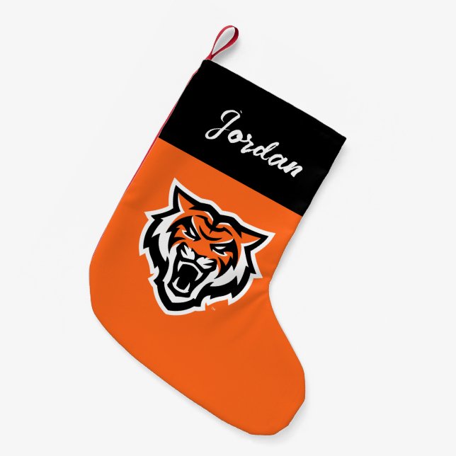 Idaho State University Bengals Spirit Design Small Christmas Stocking (Front (Hanging))