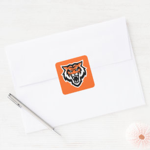 Idaho State University Bengals Spirit Design Square Sticker