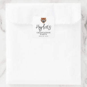 Idaho State University Bengals Spirit Design Square Sticker