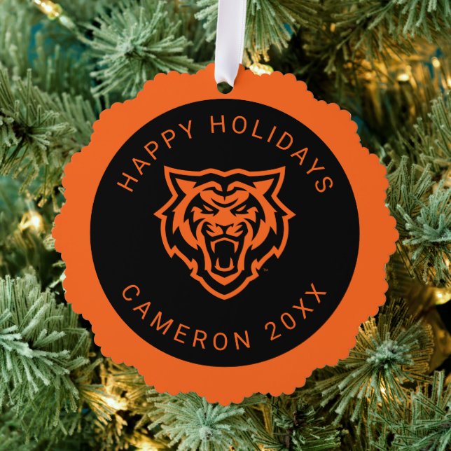 Idaho State University Bengals Spirit Design Tree Decoration Card (Insitu (Tree))