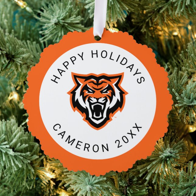 Idaho State University Bengals Spirit Design Tree Decoration Card (Insitu (Tree))