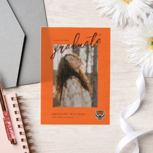 Idaho State University Bengals Spirit Design Vellum Invitations