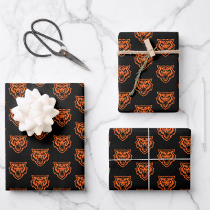Idaho State University Bengals Spirit Design Wrapping Paper Sheet