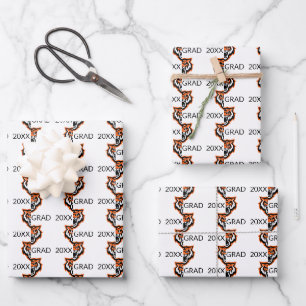 Idaho State University Bengals Spirit Design Wrapping Paper Sheet