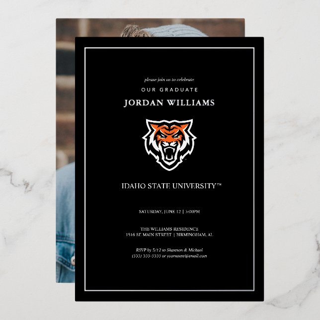 Idaho State University Bold Bengals Logo (Front/Back)