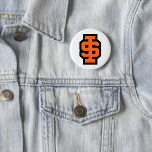Idaho State University Bold Bengals Logo 6 Cm Round Badge