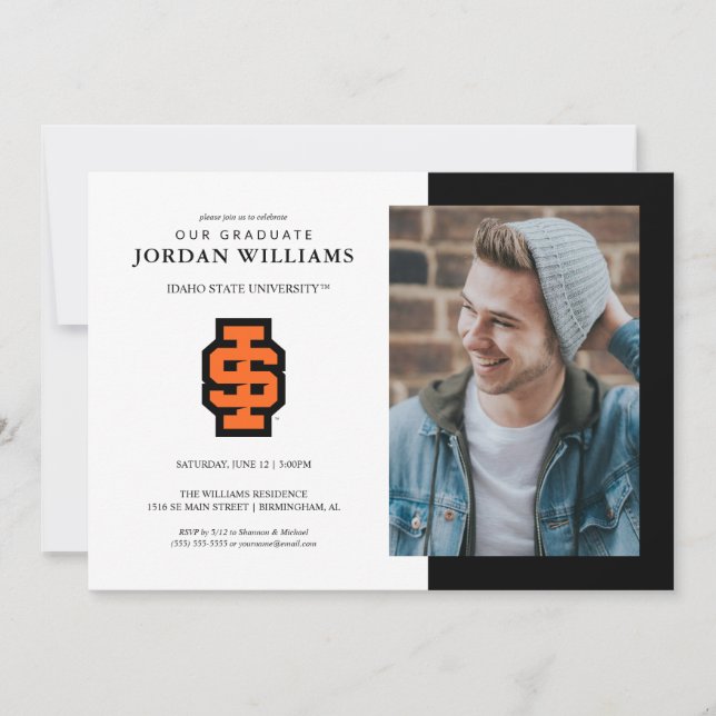 Idaho State University Bold Bengals Logo Announcement (Front)