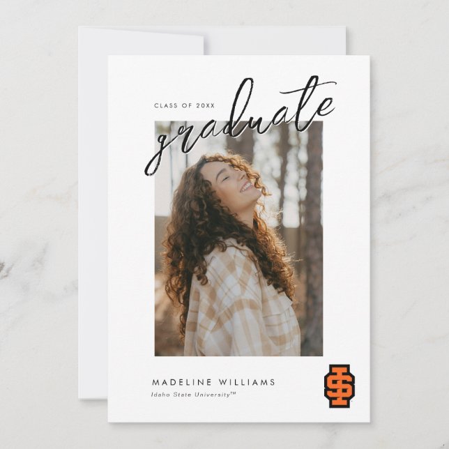 Idaho State University Bold Bengals Logo Announcement (Front)