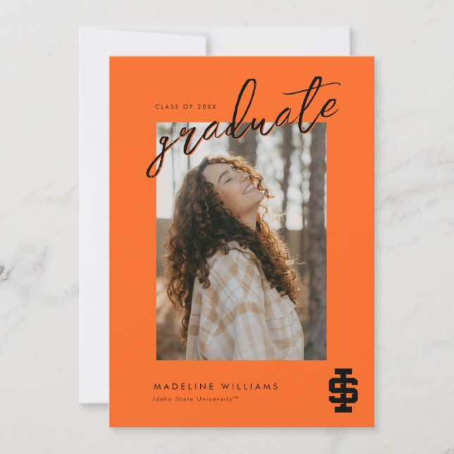 Idaho State University Bold Bengals Logo Announcement (Front)