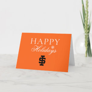 Idaho State University Bold Bengals Logo Holiday Card