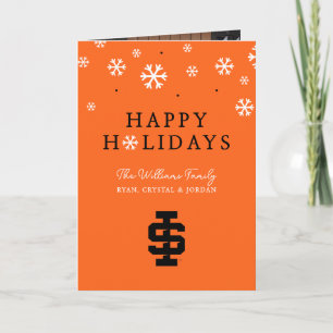 Idaho State University Bold Bengals Logo Holiday Card