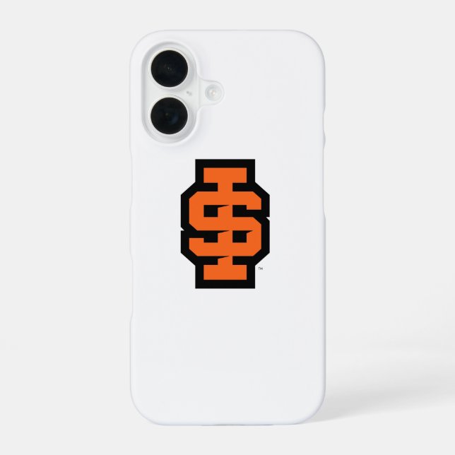 Idaho State University Bold Bengals Logo iPhone 16 Case (Back)