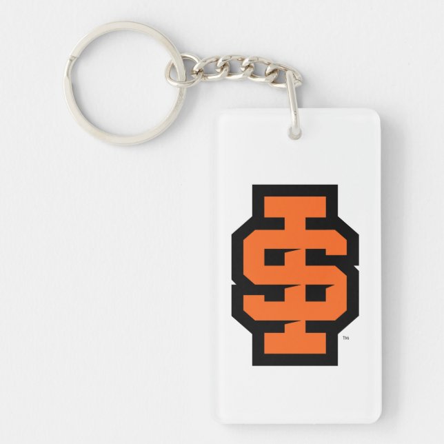 Idaho State University Bold Bengals Logo Key Ring (Front)