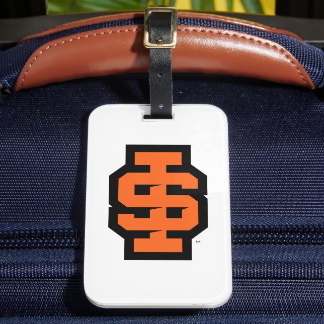 Idaho State University Bold Bengals Logo Luggage Tag (Front Insitu 2)