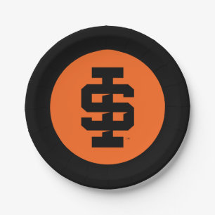 Idaho State University Bold Bengals Logo Paper Plate