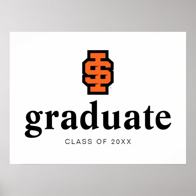 Idaho State University Bold Bengals Logo Poster (Front)