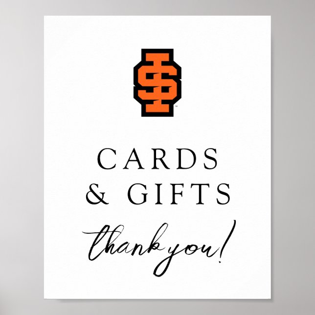 Idaho State University Bold Bengals Logo Poster (Front)