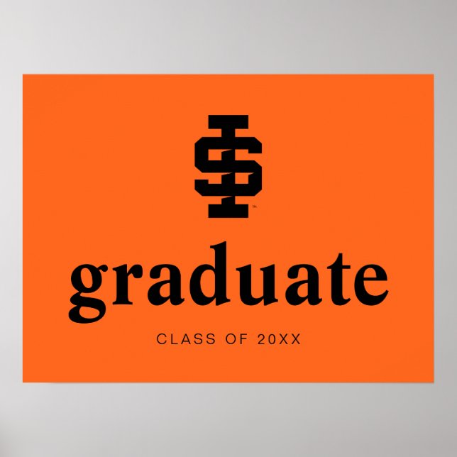 Idaho State University Bold Bengals Logo Poster (Front)