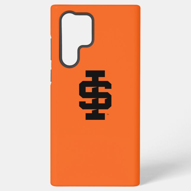 Idaho State University Bold Bengals Logo Samsung Galaxy S22 Ultra Case (Back)