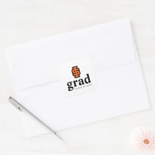 Idaho State University Bold Bengals Logo Square Sticker