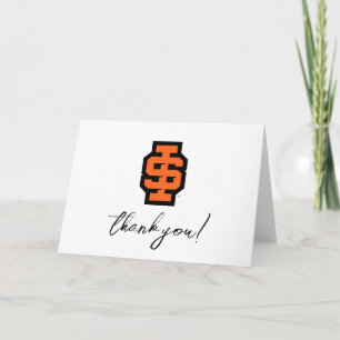 Idaho State University Bold Bengals Logo Thank You Card