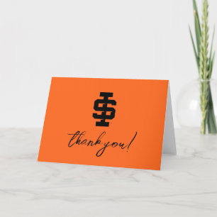 Idaho State University Bold Bengals Logo Thank You Card