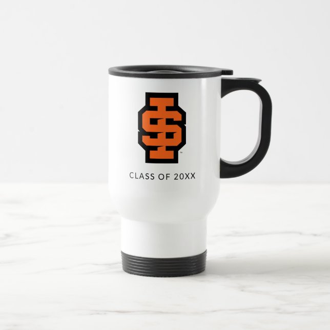 Idaho State University Bold Bengals Logo Travel Mug (Right)