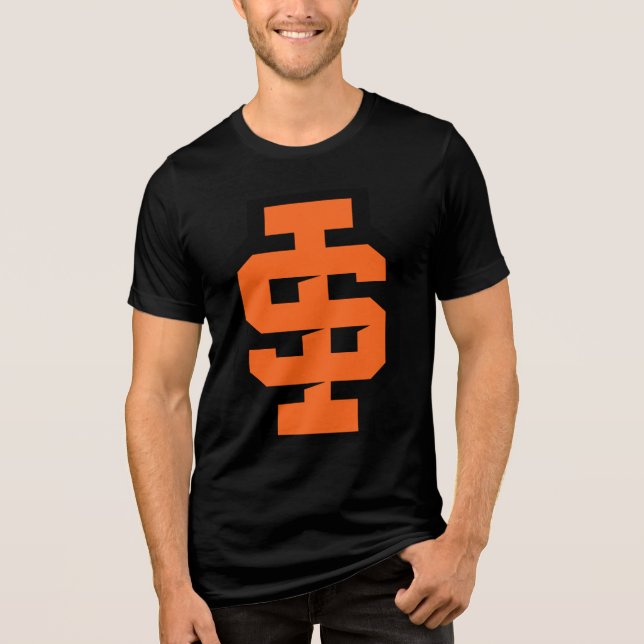 Idaho State University Bold Bengals Logo Tri-Blend Shirt (Front)