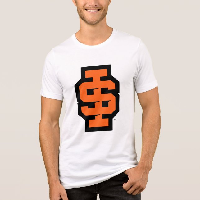 Idaho State University Bold Bengals Logo Tri-Blend Shirt (Front)