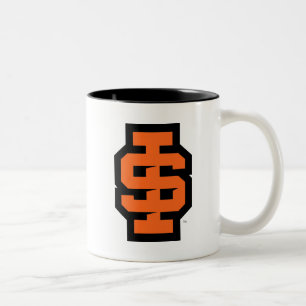 Idaho State University Bold Bengals Logo Two-Tone Coffee Mug