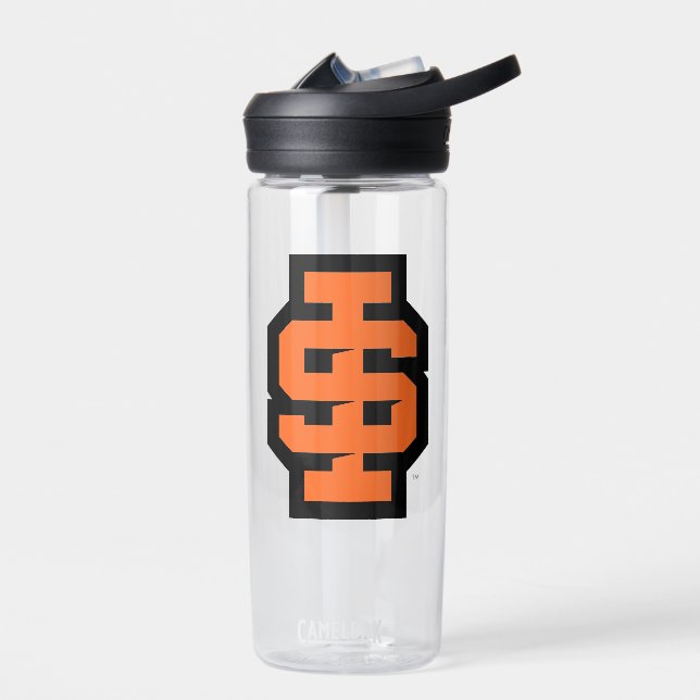 Idaho State University Bold Bengals Logo Water Bottle (Left)