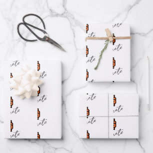 Idaho State University Bold Bengals Logo Wrapping Paper Sheet