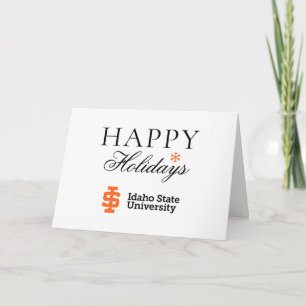 Idaho State University Official Logo Design 2 Holiday Card