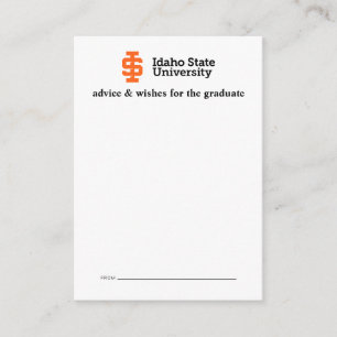 Idaho State University Official Logo Design Card