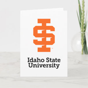 Idaho State University Official Logo Design Card