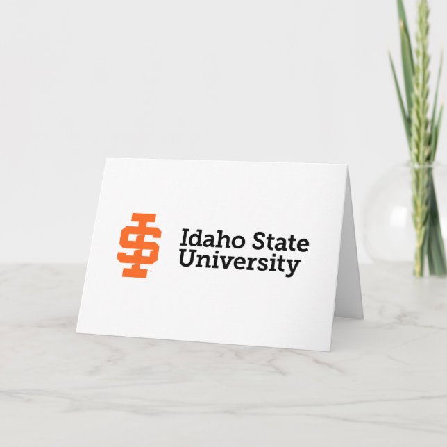 Idaho State University Official Logo Design Card (Front)
