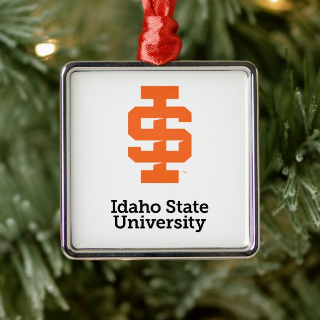 Idaho State University Official Logo Design Metal Tree Decoration (Tree)