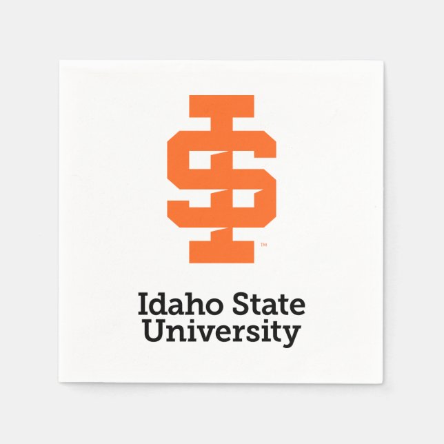 Idaho State University Official Logo Design Napkin (Front)
