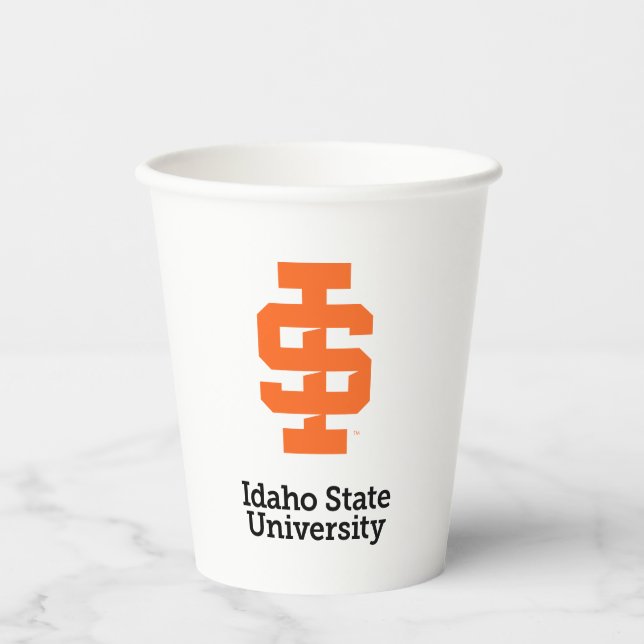 Idaho State University Official Logo Design Paper Cups (Front)