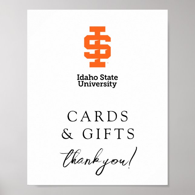Idaho State University Official Logo Design Poster (Front)