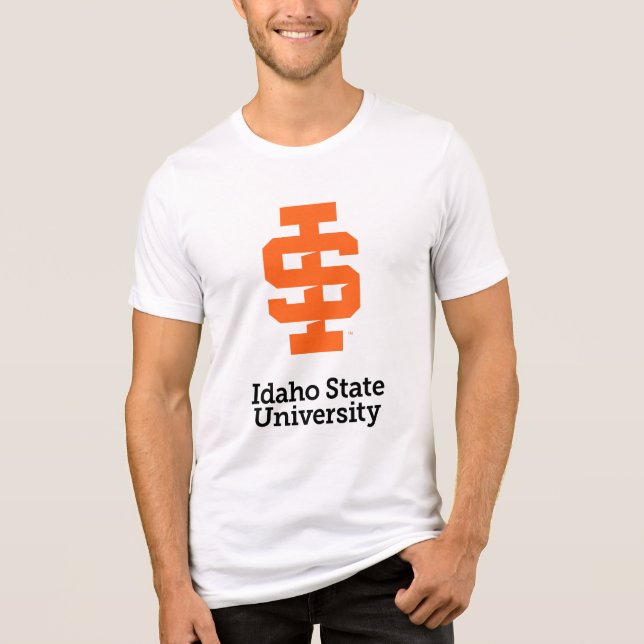 Idaho State University Official Logo Design Tri-Blend Shirt (Front)