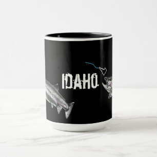 IDAHO STEELHEAD -HERE FISHY FISHY - STRIKING MUG