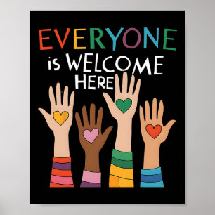 Idaho Teacher Everyone Is Welcome Here  Poster