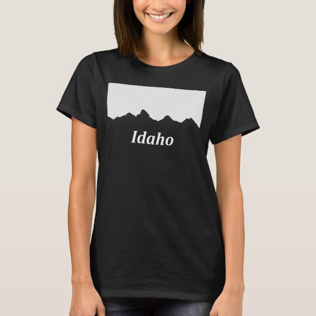 Idaho Teton Mountains T-Shirt (Front)