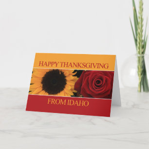 Idaho Thanksgiving Card