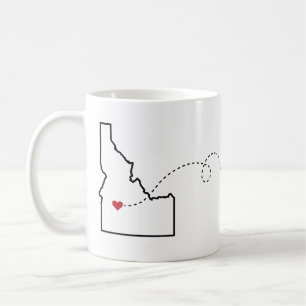 Idaho to California - Heart2Heart Coffee Mug