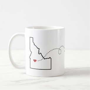 Idaho to Montana - Heart2Heart Coffee Mug