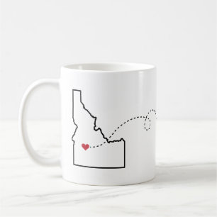 Idaho to Texas - Heart2Heart Coffee Mug